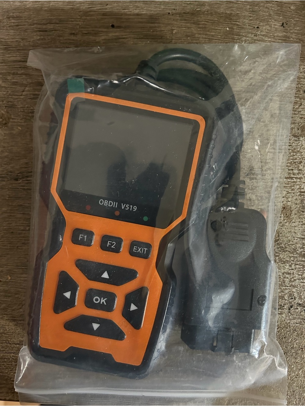OBDII V519 Orange Car Code Reader - Vehicle Diagnostic Scanner